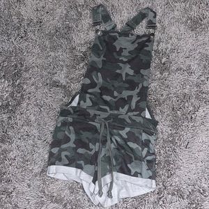 Camo overalls